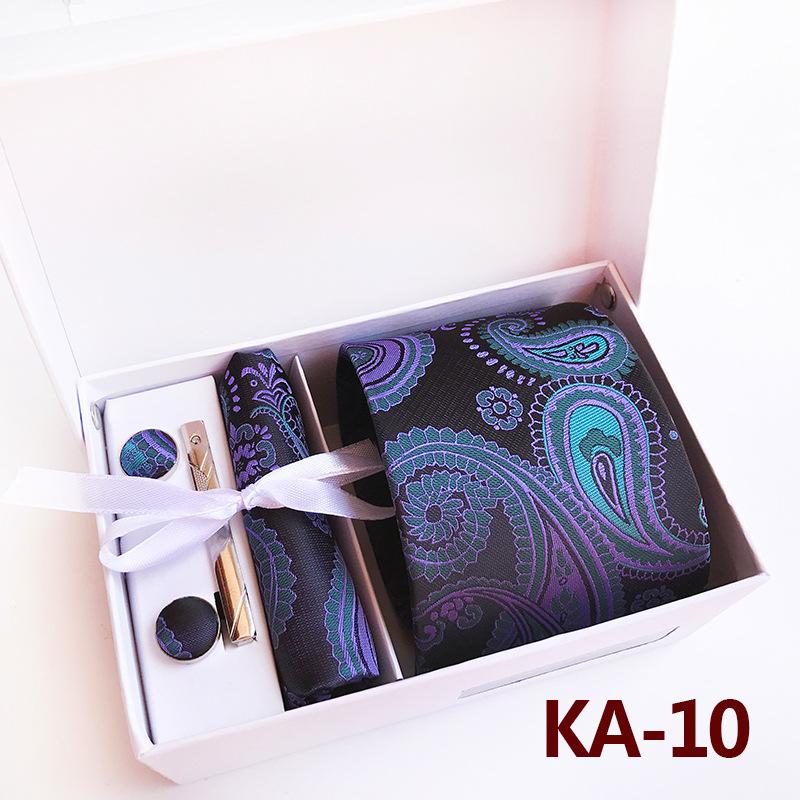 Polyester Business Executive Men'S Tie 6-Piece Gift Box Tie