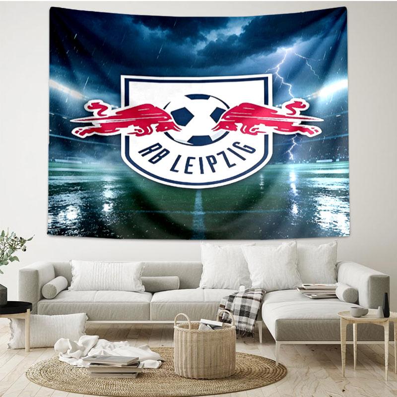 RB Leipzig Print Tapestry - Portable Wall Decor Cloth, for Home, Dorm, Travel, Bedroom, Living Room - Ideal Birthday Housewarming Gift