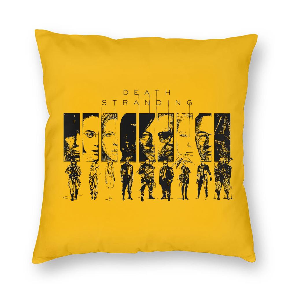 Vintage Higgs Monaghan Bootleg 90S Retro Pillowcase Printed Cushion Cover Decor Death Stranding Pillow Case Cover Home Zipper
