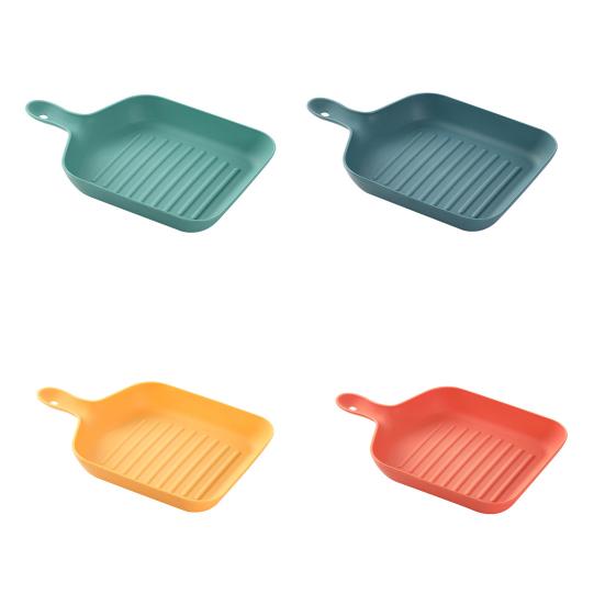 Dessert Tray Food Grade Clean Easily Practical Good Table Garbage Plate Spit Bone Dish Serving Bar Accessories