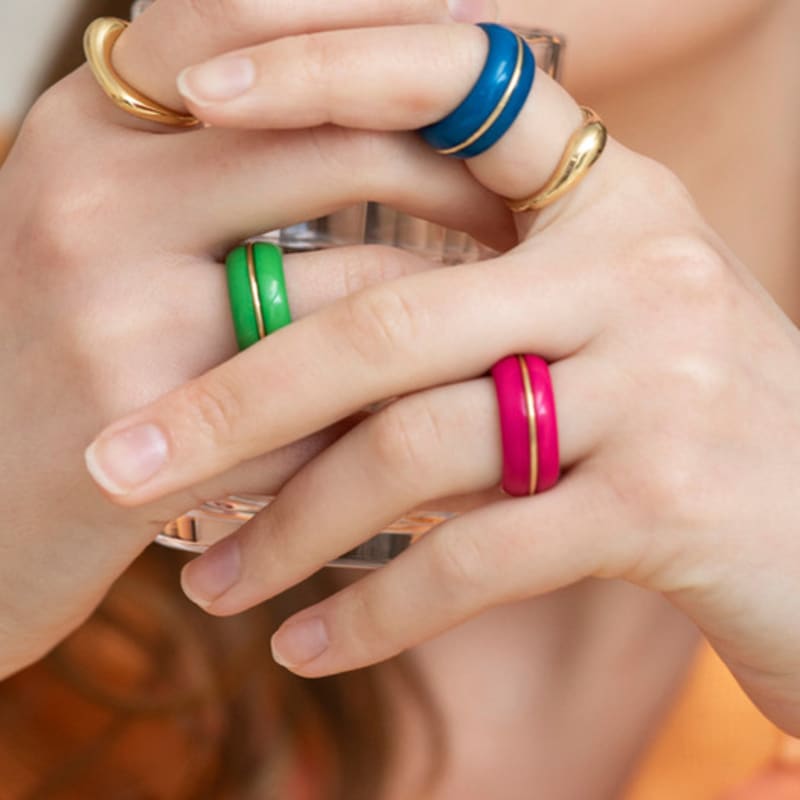 FANTASTIC PLANET golden circle color ring (9colors)