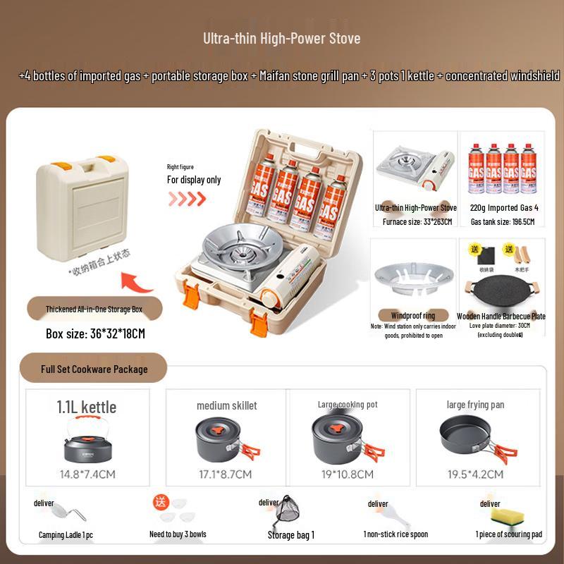 Datangyu Portable Camping Gas Stove Set