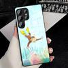 Curious George Monkey Phone Case For Samsung A25 A13 A33 5G A54 A36 A35 A56 A52 A14 Shockproof Glass Cover