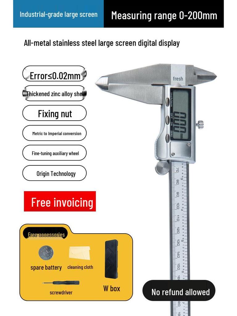 Sifeng High-Precision Digital Display Electronic Caliper for Jewelry, Antiques & Bracelets