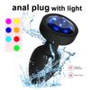 360° Rotation Vibrator Analplug Drahtlose Steuerung Buttplug Licht Prostata-Massagegerät Weiblicher Masturbator Sexspielzeug für Frauen Schwul