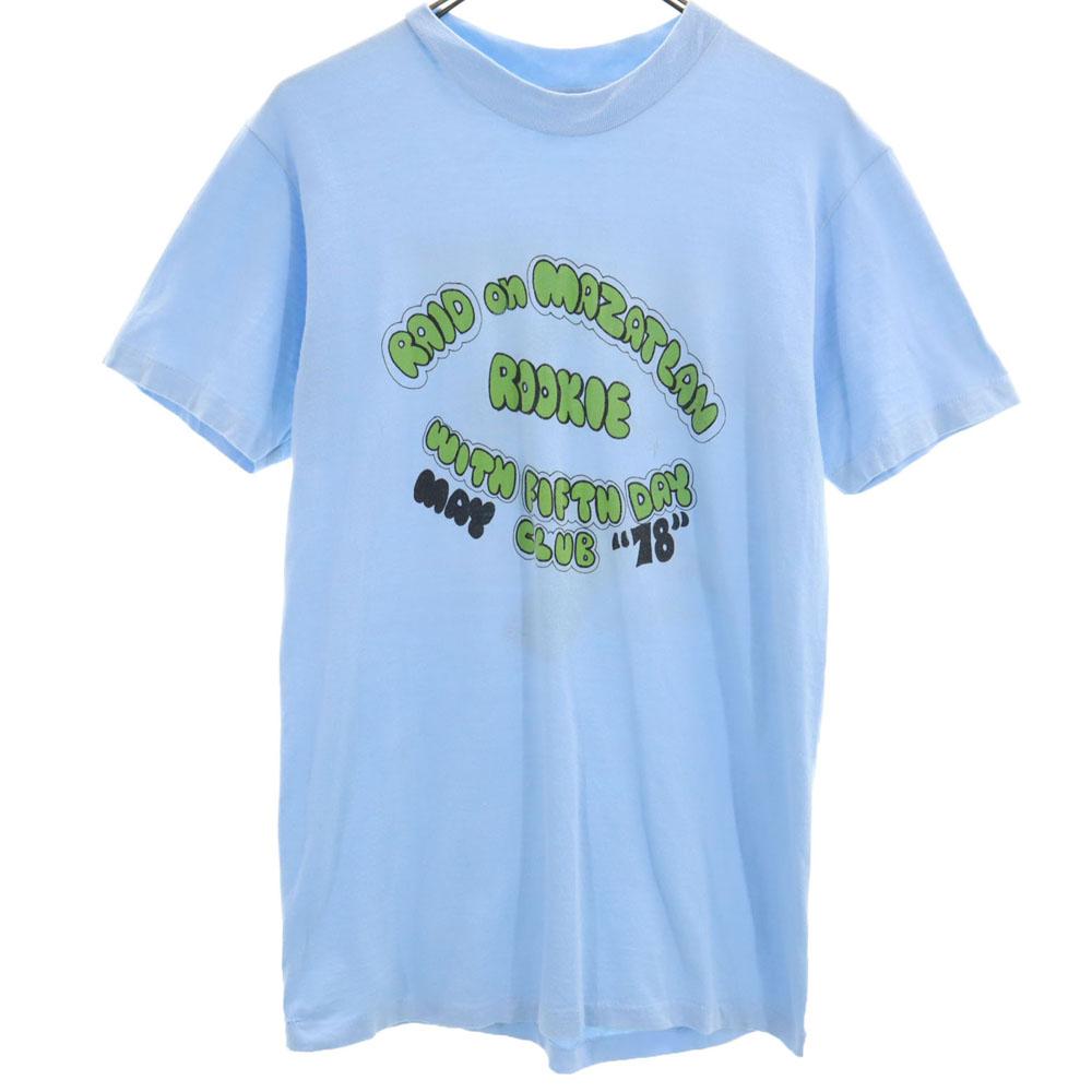 

Hanes 70s Vintage orange tag made in USA Short sleeve T-shirt M Men s Used