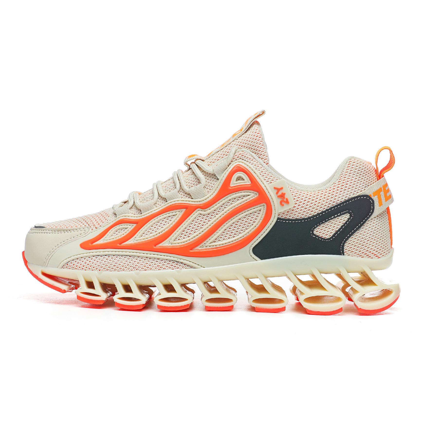 

Новые спортивные туфли Four Seasons Flying Woven Low Top Color Blocking, модные повседневные туфли на шнуровке Blade 46