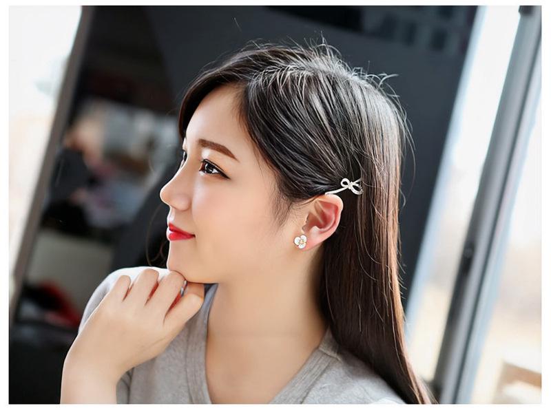 925 Sterling Silber Muschel Blume Perle Stecker- & Hängeohrringe - Schlichter, eleganter Schmuck für Frauen