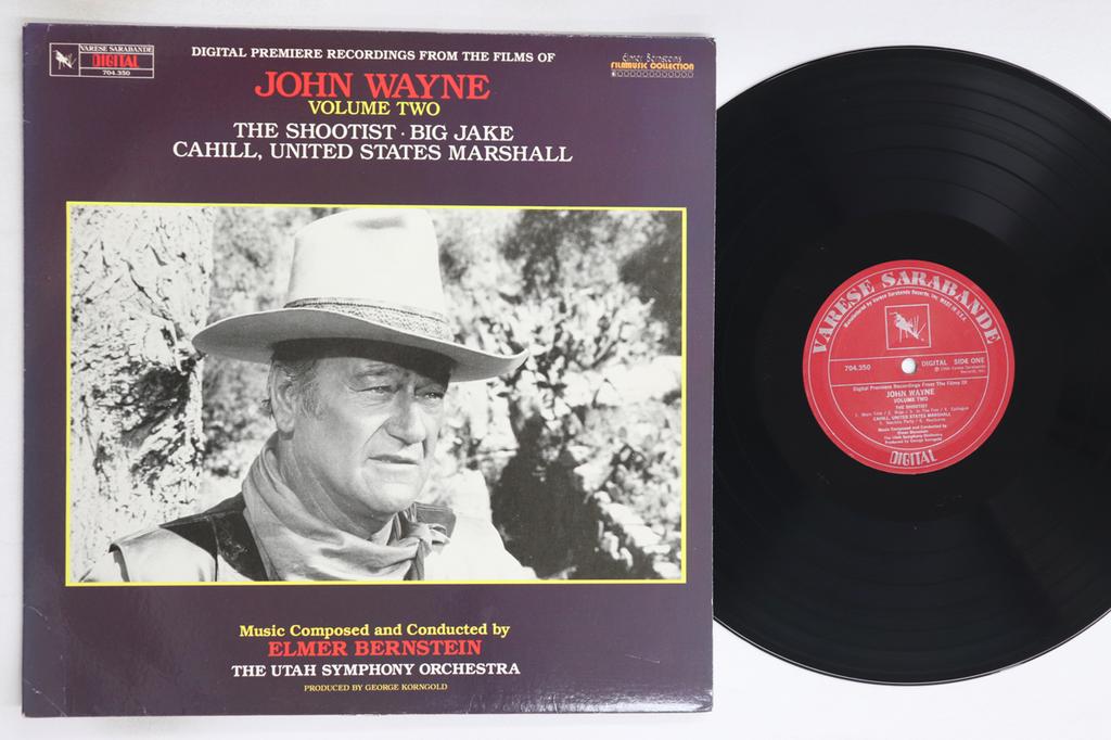 LP Record ELMER BERNSTEIN - John Wayne Volume Two 704350 VARESE SARABAND 1986 US Soundtracks & Musicals Used