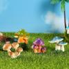 Simulated Mushroom Ornament Cute Mushroom Micro Landscape Decoration Gardening Decoration Resin Craft Bonsai DlY Plant Ornament
