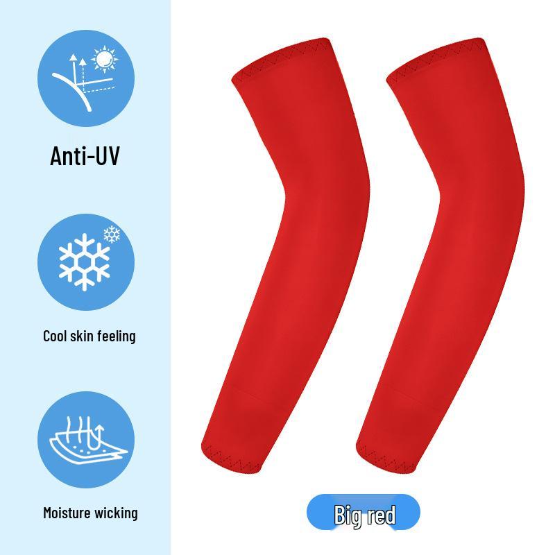 

Тонкие антипиллинговые велосипедные рукава с защитой от УФ-излучения для детей - Уличные солнцезащитные рукава из ледяного шелка S (4-7 years)