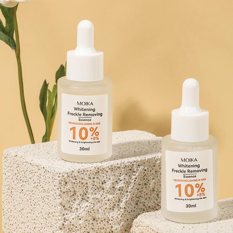 MOIKA Whitening Freckle Removing Essence Skin Tone Serum Fade Acne Mark Brightaening Beauty Skin Care Products 30ml