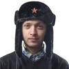 Winter Fleece Lined Russian-Style Trooper Hat With Ear Flaps Windproof Warm Outdoor Cap Men Women