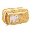 Large Capacity Multi-Layer Leather Pen Bag for Students Cute Bear Bakery Design New Girls Primary School Bag Oxford Pencil