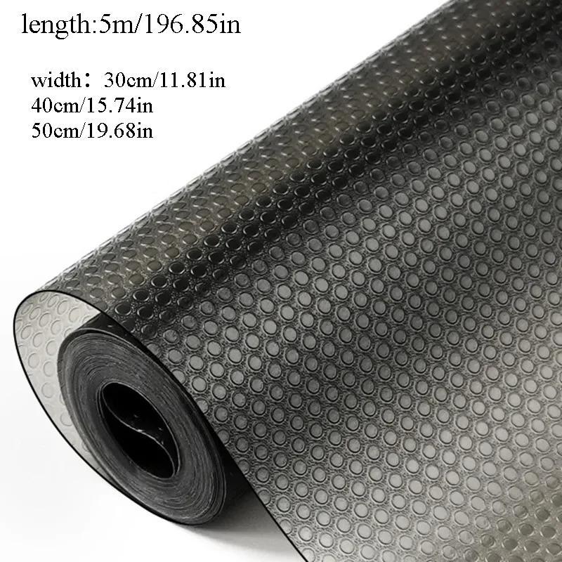 1pc 5m/196.85in Drawer Liners Washable Dustproof and Non-slip Placemats Kitchen Cabinet Mats Refrigerator Non-slip Liners