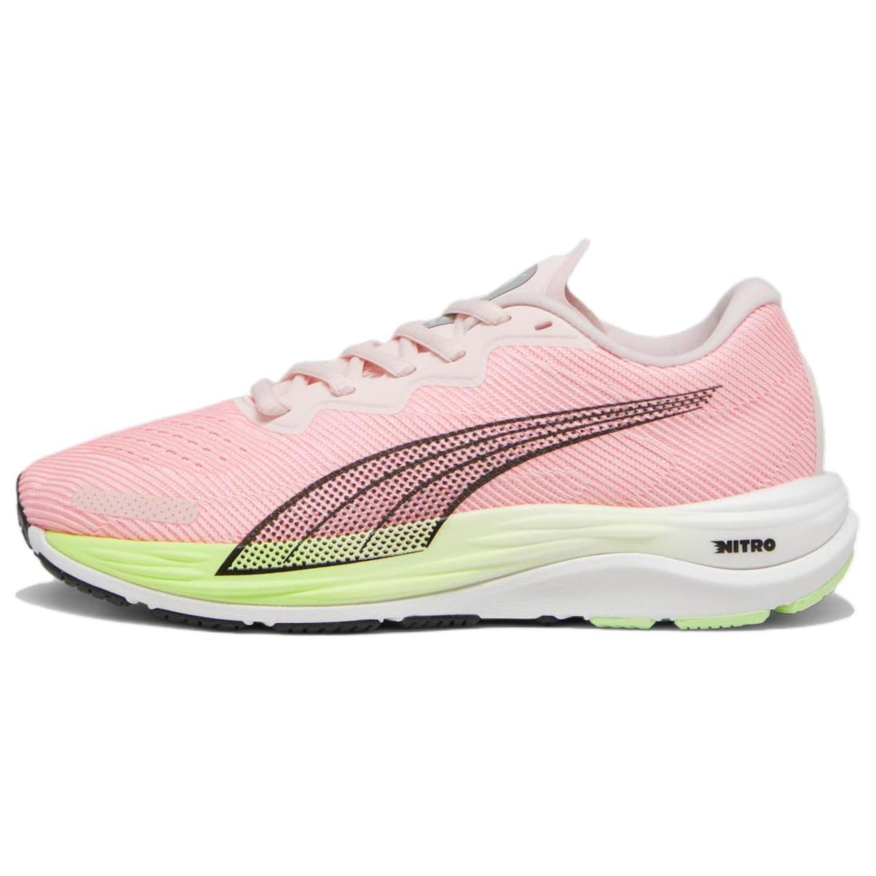

New PUMA Velocity Nitro 2 Running Shoes Pink White Women s 376262-20 37.5