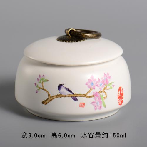 

Керамический чайный сервиз Упаковка для чая Хранение Запечатанные банки Свадебные конфеты Маленькие мини-банки для чая Украшения для чайного стола Аксессуары