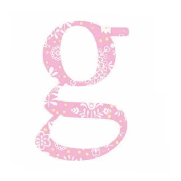 Lilipinso sticker roze letter g