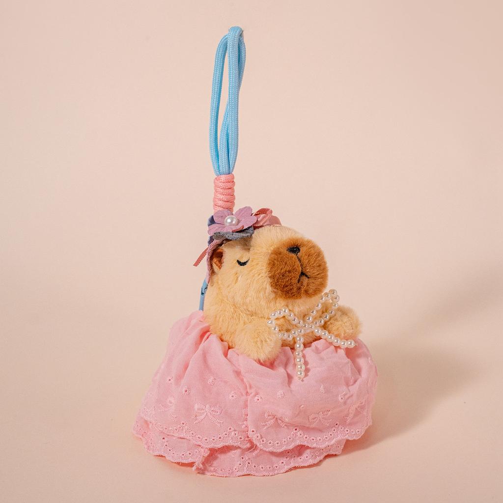 Cute Cute Capybara Pendant Plush Toy Doll Kapibara Doll Couple Bag Keychain Rag Doll