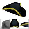 Role Playing Pirate Hat Festives Pirate Hat Stage Performances Luxurious Hat for Stage Performances and Cosplay