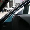 For Mazda 6 Atenza Sedan -  2024 Carbon Fiber Car Front Inner Door A Pillar Triangle Cover Trim Interior Accessories