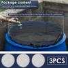 3 Pcs Rain Barrels Mesh Cover Outdoor Water Collection Buckets Cover Water Tank Protection Rain Collect Tool Drawstring Garden