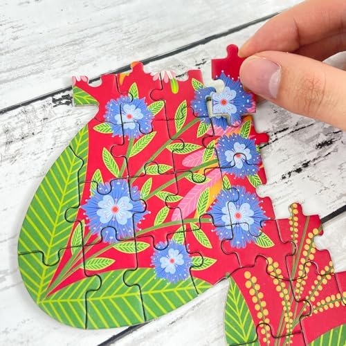 DJECO Puzzle Art Vogel 500 Teile Puzzle Lernspielzeug Vogel Wildvogel Heimdeko Alter 8 9 10 11 Jungen Mädchen Einschulungsgeschenk Geschenk Element