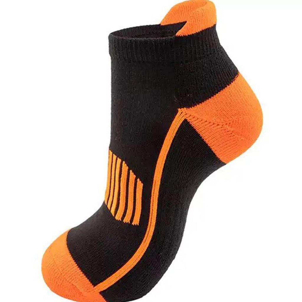 Unisex Breathable Sports Socks - Sweat-Absorbent, Heel Protector Fitness Socks for Running and Boating