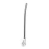 Stainless Steel Straw Spoon Dual-purpose Coffee Stirring Spoon