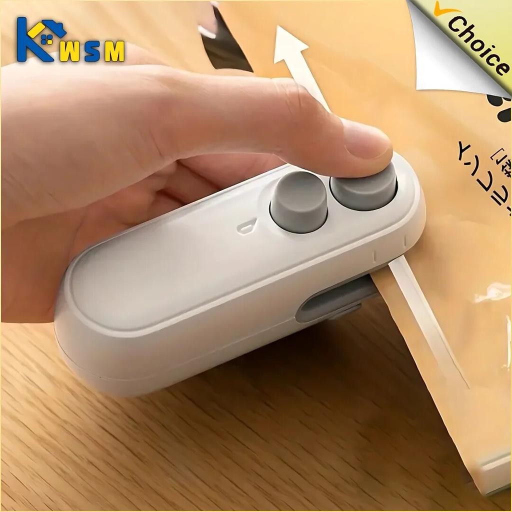 Mini etanșare portabilă 2 în 1 etanșare termică pentru gustări etanșare reîncărcabilă pentru uz casnic etanșare cu vid pentru gustări etanșare termică pungi de plastic