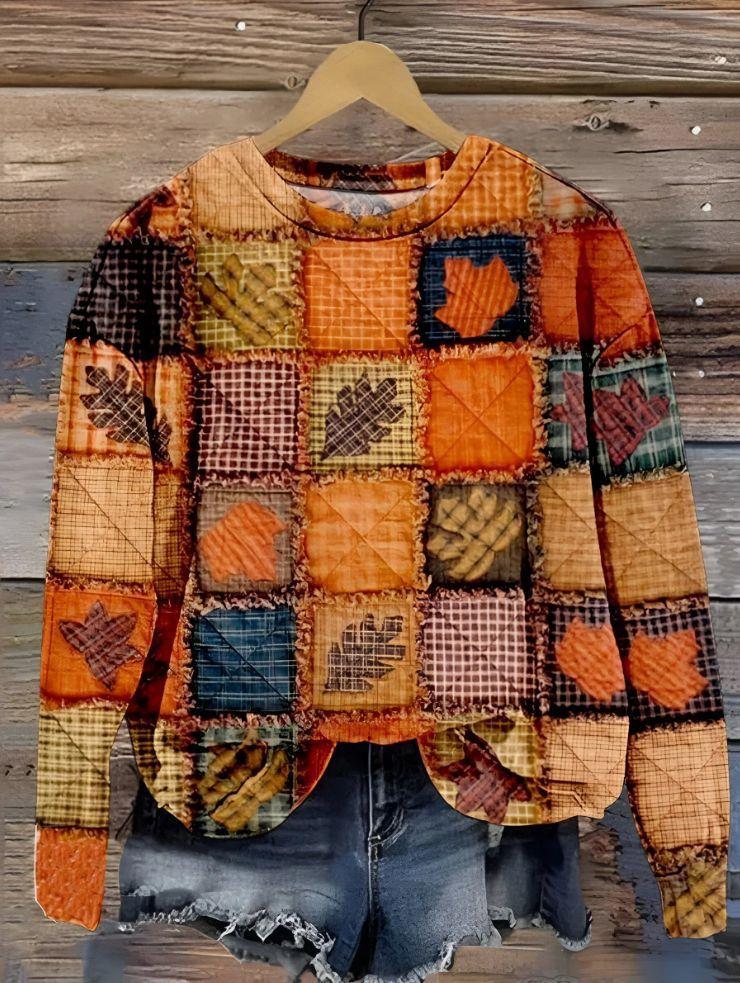 Autumn and winter high street printing retro printing sweater men's and women's same loose hooded pullover sweater