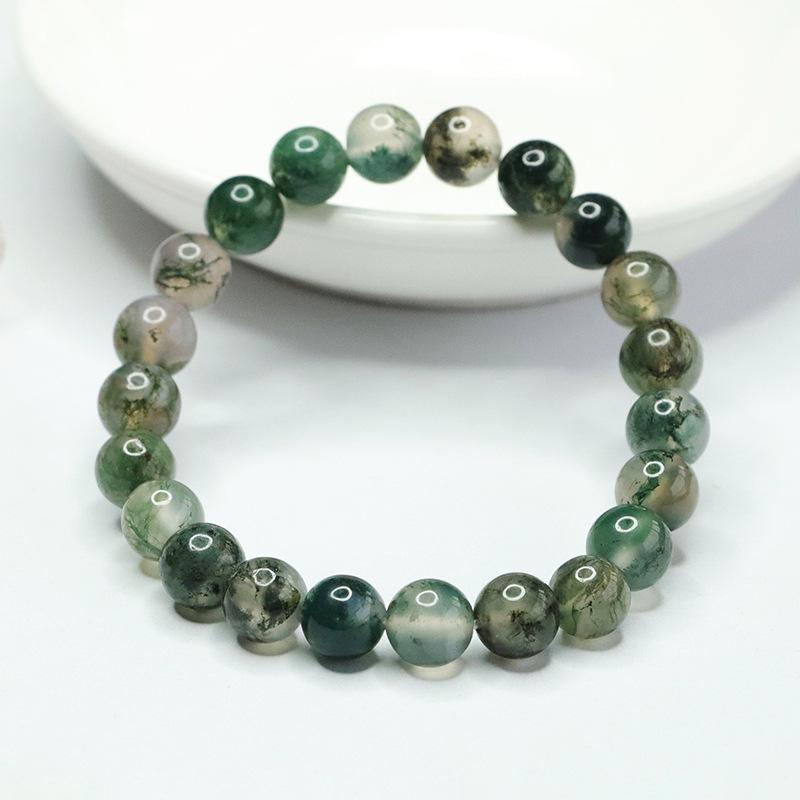 

Браслет Juanyu Natural Water Grass Agate & Chalcedony Green Crystal MN4042304 8mm