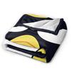Kawaii Black Penguin Blanket Bad Badtz Maru Super Warm Pattern Plush Throw Blanket For Couch Bed Flannel Bedspread Bed Cover