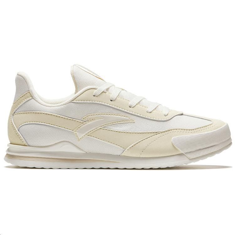 Anta Comfortable Versatile Shock Absorbing Wear Resistant Low Top Casual Shoes Women sneakers White 922418856-2