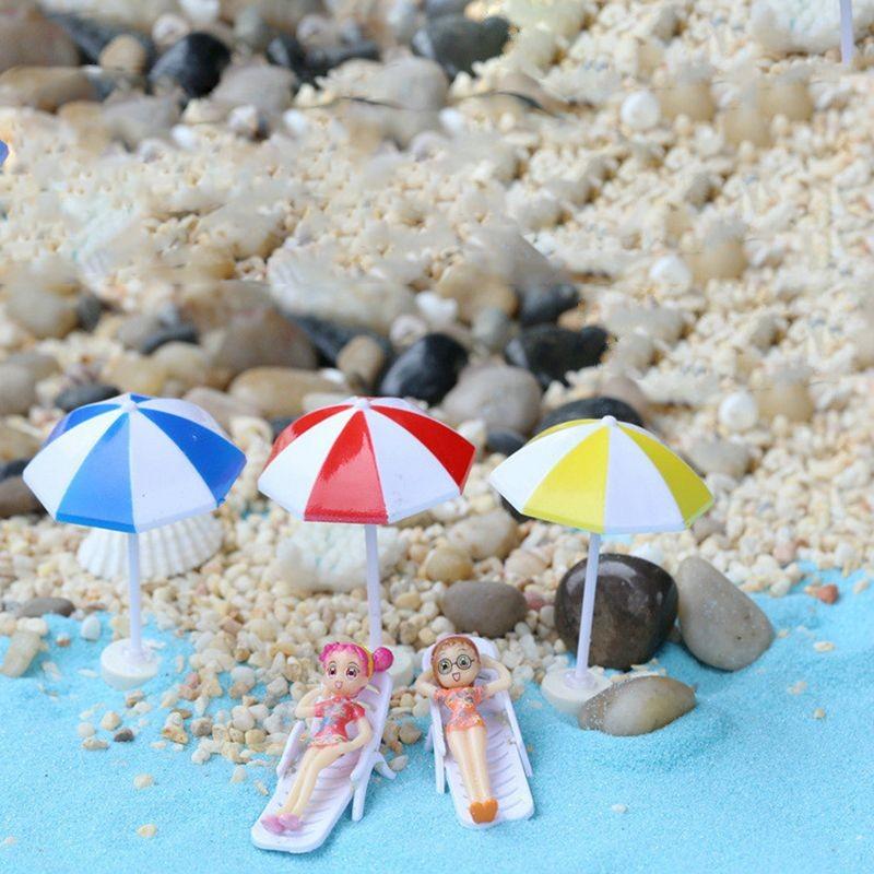 Mini Beach Ornament Micro Landscape Fairy Garden Decorative Doll House Accessory