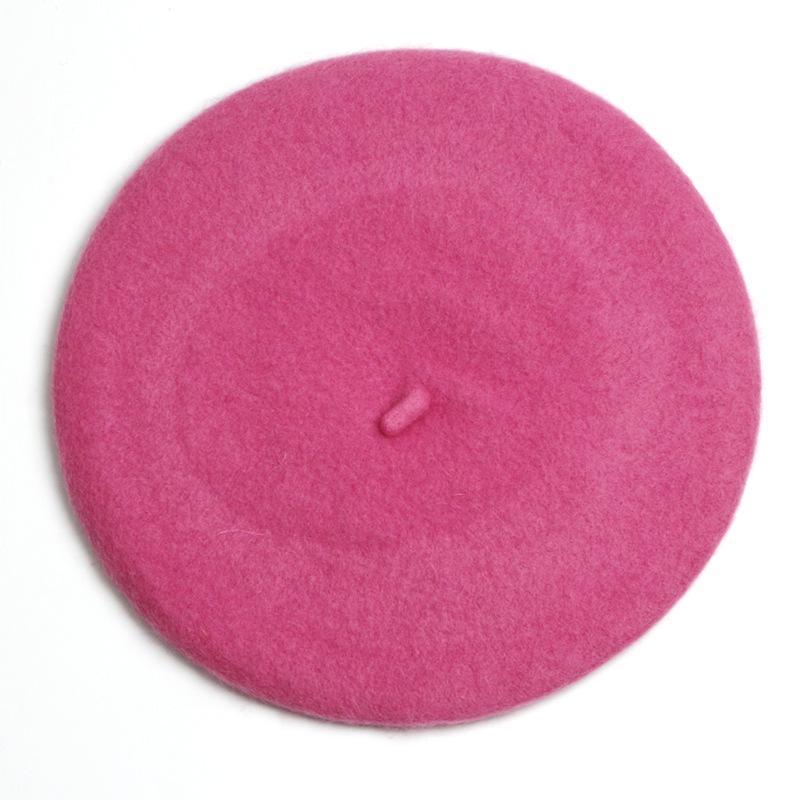 

2021 Осінь/Зима Жіночий Вовняний Французький Берет з Індивідуальним Логотипом One Size