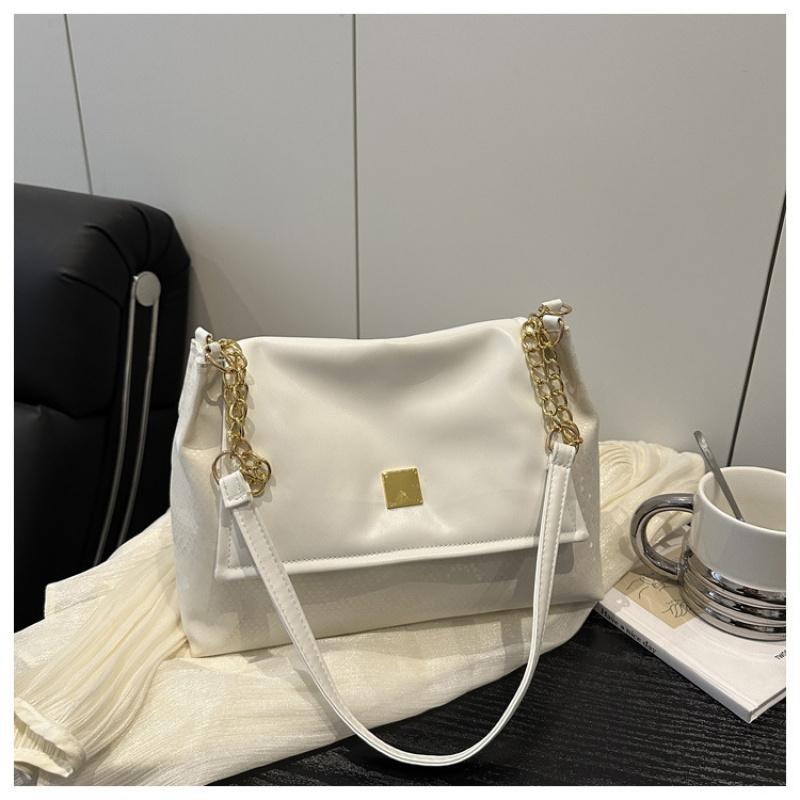 

Women s Large Capacity Tote & Crossbody Shoulder Bag - Elegant Golden-Tone Hardware, Lining - Versatile for Work, Travel, Formal Events белый