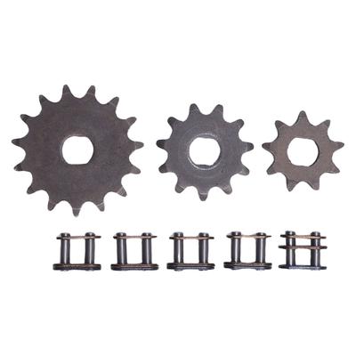 3 יח' גלגלי שיניים 9T 11T 15T פלדת חוזק גבוה גלגלי שיניים וקישורי מאסטר לשרשרת לשרשראות T8F