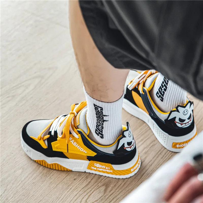 2024 Primavera Nuove Ballerine Stringate a Bocca Bassa Scarpe Casual alla Moda Comode Suola in Gomma Resistente all'Usura Scarpe da Uomo a Colori Misti