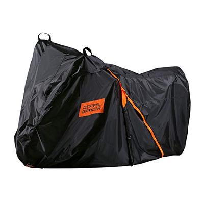 DOPPELGANGER Motorcycle Cover SS (Designed for Sports Bikes) - Fits Even with Mirrors Deployed, Features Flame-retardant Fabric, a Large Zipper for Qu