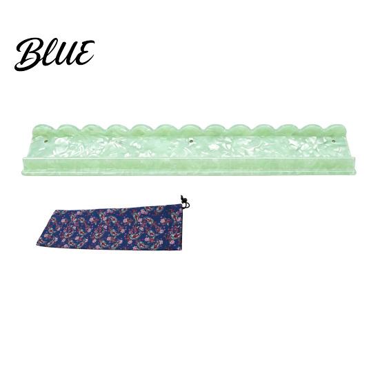 Mahjong Accessory 1/4Pcs Rack with Magnetic Pusher & Storage Bag Scalloped Acrylic Mah Table Organizer Jongg Tile Holder Bar Gift for American