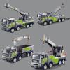 Simulation Engineering Car Model Zinc Zinc Alloy Diecast Vehicle Excavator Crane Truck Toys  Kids Student