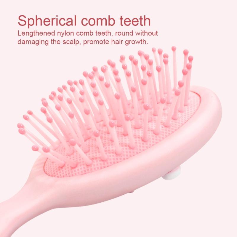 Cartoon Uv Cushion Brush - Portable Air Cushion Comb - Cute Cartoon Airbag Comb - Girly Heart Comb