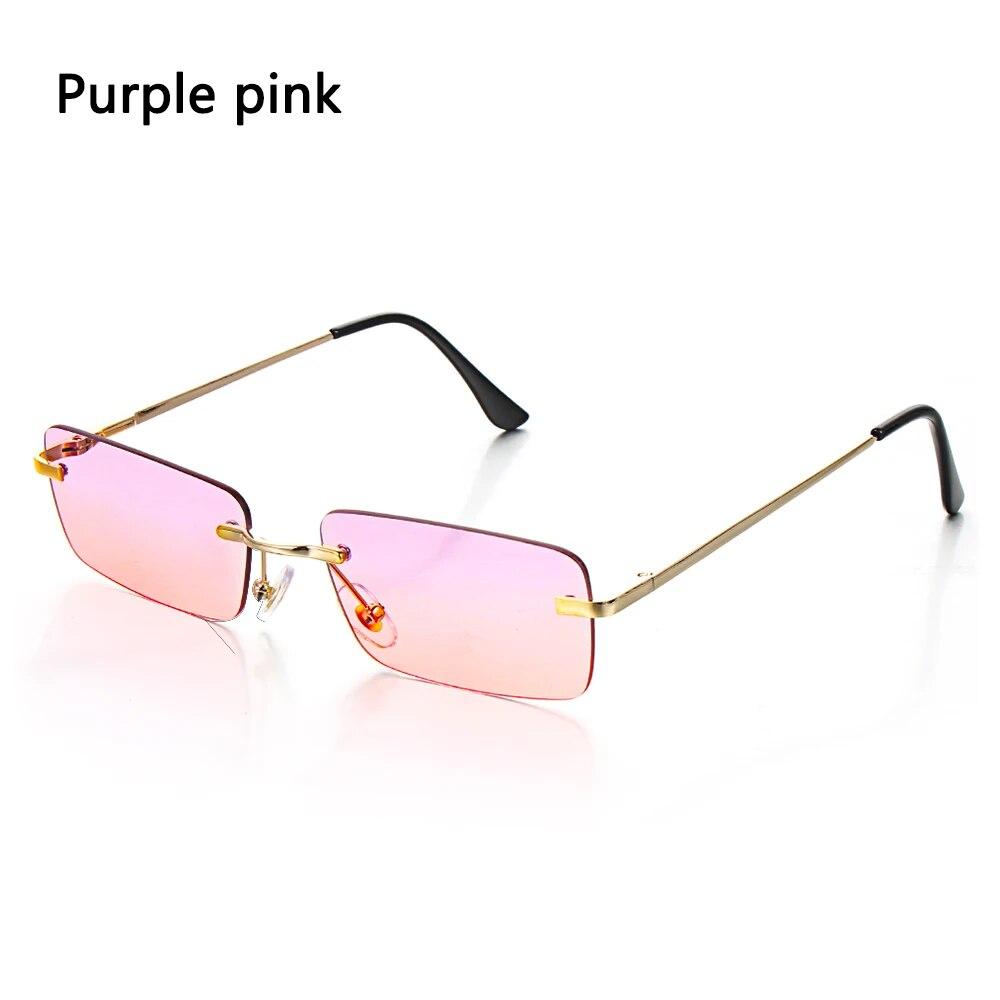 1PC Vintage Rectangle Sunglasses Luxury Gradient Eyewear Unisex Fashion Designer Sun Glasses UV400 Protection Eyeglasses
