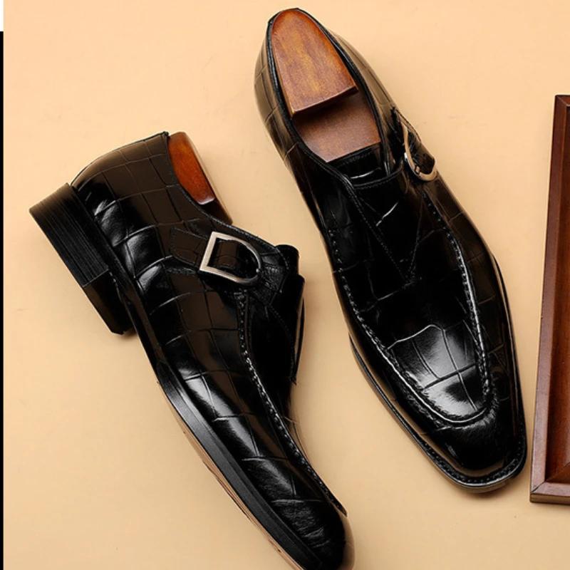 Fashion Men's Oxford Shoes 2024 Men's Formal Shoes Comfortable Wear-resistant Non-slip Male Office Shoe Zapatos De Vestir Hombre