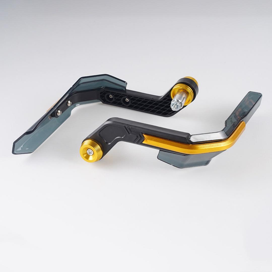 

Новый модифицированный коровий рог лобовое стекло защита ручки электромобиля защита ручки ветрозащитный защитный чехол электрический универсальный золотистый