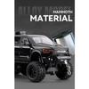 1/24 Dodge Mammoth RAM 1000 TRX 6x6 Camioneta Aleación de Metal Modelo Fundido Coche Juguete para Niños con Luz Colecciones Regalos Amigo