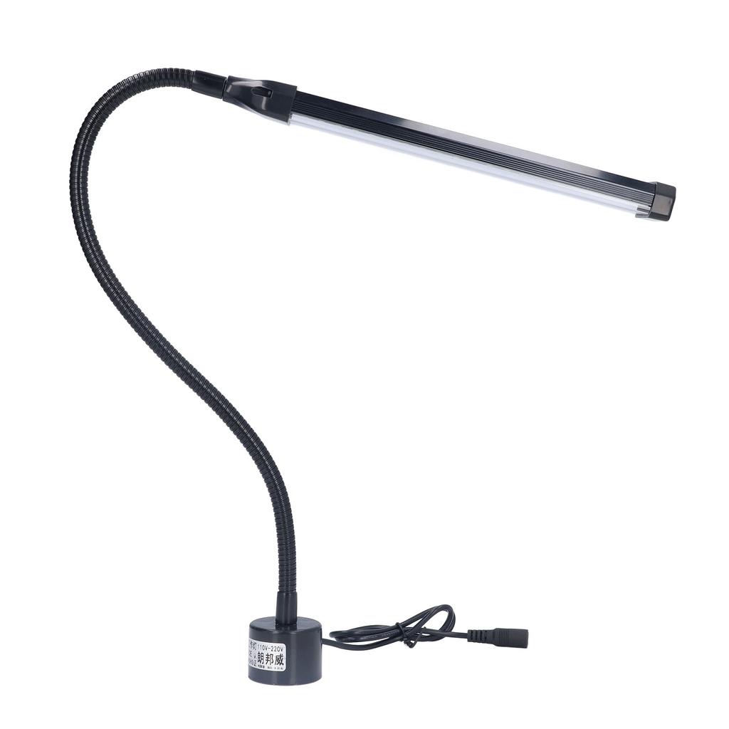 LED Working Light 21W Dimmable Flexible Hose Machine Working Lamp with Round Magnetic Base