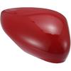Red Right Side Mirror Passenger Side Mirror Car Si-de Door Mirr-or Cover Rear View Mirr-or Cap for Ford Fiesta MK7 2009 2010 2011 2012 2013 2014 2015
