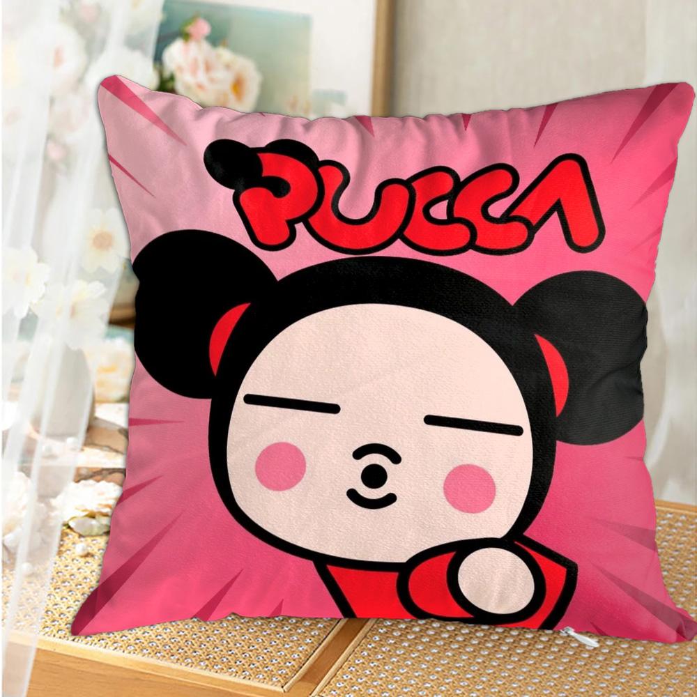 Kawaii P-Puccas Pillowcase Cushion Cover 45X45 Ornamental Pillows Christmas Decoration Personalized Gift Nordic Home